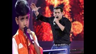 Muhammad fazil  Rocking Performance  With Salman Khan  ampTV  The voice India Kids [upl. by Arie]