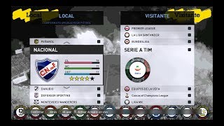 Liga uruguaya en PES [upl. by Nosimaj364]