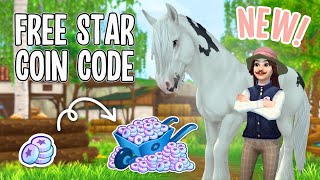 NEW STAR COIN CODE amp ALL 3 WORKING STAR COIN REDEEM CODES IN STAR STABLE [upl. by Oneida481]