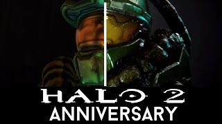 Halo 2 vs Halo 2 Anniversary Cinematics Comparison Halo Master Chief Collection [upl. by Feune]