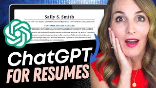 How To Write A MINDBLOWING Resume With ChatGPT  FULL TUTORIAL With TEMPLATE [upl. by Gona115]