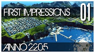 Anno 2205 Gameplay  Ep01  First Impressions [upl. by Noseimaj]