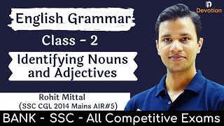 2 English Grammar for govt jobs  Devotion Institute  Rohit Sir English [upl. by Revorg]