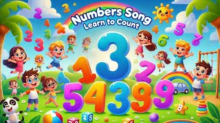 Number Song 1 to 10  Fun Counting Song for Kids [upl. by Friedly]