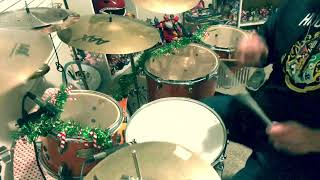 My Chemical Romance all I want for Christmas is you drum cover [upl. by Anirahtak700]