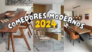 100 Ideas De Comedores Modernos 2024  Tendencia de Comedores [upl. by The]