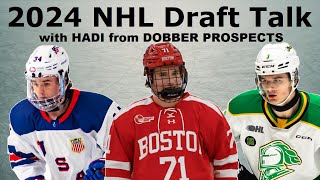 2024 NHL Draft TOP 10 Rankings from HADI of Dobber Prospects [upl. by Doy21]