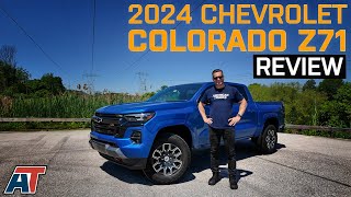 New 2024 Chevy Colorado Z71 Review  A Mighty MidSized Truck [upl. by Enyamrahc639]