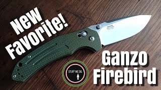 Firebird by Ganzo F7611 My new FAVORITE Ganzo knife with a Crossbar Lock [upl. by Celine]