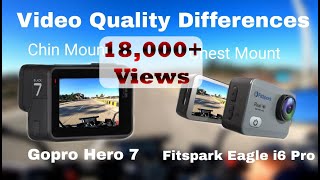 Gopro hero 7 and Fitspark Eagle i6 pro Video Quality Differences [upl. by Shina]