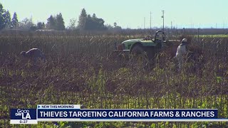 Thieves targeting California farms ranches [upl. by Aneer]