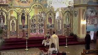 Sunday September 29 2024 Great Matins 800 am Divine Liturgy Eng 930 am Ukr 1100 am [upl. by Smeaj]