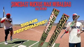 Suncoast Ruckus Max Megaload Bat Review  This bat is GOOOOD  USSSA Slowpitch Bat Review [upl. by Anitnauq305]