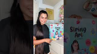 Unboxing String Art Kit😱 crafteraditi youtubepartner shorts unboxing ASMR CrafterAditi [upl. by Mose]