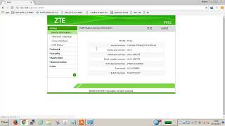 APSFL  ZTE ONU Telephone Configuration [upl. by Yseulte]