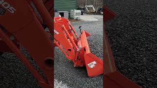 Gravel Driveway Maintenance With A Box Blade  Kubota L3560 tractor [upl. by Burrton]