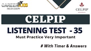 Celpip Listening Mock Test  Celpip Listening Test Practice With Answers [upl. by Aber]