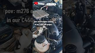 M276 engine running for the 1st time in the C450 AMG exhaust sound engine m276 1st time amg [upl. by Olnton87]