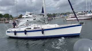 Hallbergrassy 372  Sailing boat for sale  Denmark  Scanboat [upl. by Peregrine]