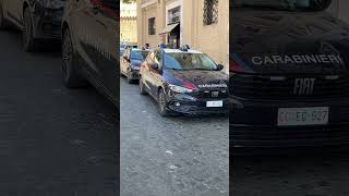 carabinieri automobile police polizia trending italy maquina fiat roma travel spotting [upl. by Earla]