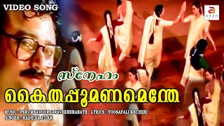 Kaithapoo Manamenthe Chanchalakshi  Malayalam Movie Song  Sneham  Onam  Radhika Tilak  Jayaram [upl. by Adolpho571]