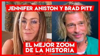 Brad Pitt Jennifer Aniston y más en el MEJOR ZOOM de la historia [upl. by Llehsim]