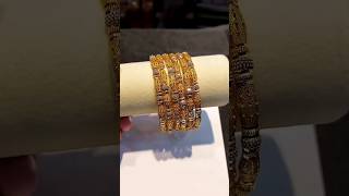 latest gold bangles design  bangles design gold  6 bangle set  sone ki churiyan [upl. by Nitsur260]