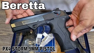 Beretta PX4 Storm 9mm Pistol Review and Unboxing  PX4 Storm made in Italy [upl. by Eicyal805]