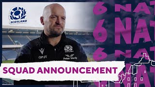 Scotland Squad Named For 2024 Guinness Six Nations  Gregor Townsend Exclusive Interview [upl. by Nwahsear]