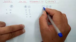 Concept of Coins in Probability  Ex151 Q23 Ch15 Probability  Ncert Maths Class 10  Cbse [upl. by Illyes]