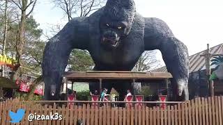 Bobbejaanland  King Kong Moonwalk HD [upl. by Monahan]