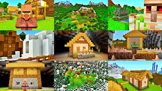 TOP 20 VILLAGE SEEDS For MINECRAFT BEDROCK EDITION 121 [upl. by Elo]