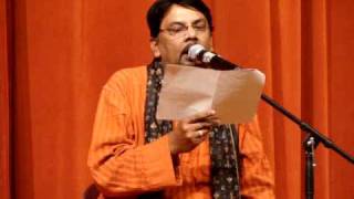 Satinath Mukhopadhyay reciting a poem [upl. by Aikemit]