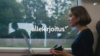 Allekirjoitus Sähköinen allekirjoitus asiakirjoille [upl. by Eboj]