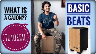 What is a CAJON   Basic Beats for Beginners  🌟  In HINDI  Lesson 1 [upl. by Llerrah]