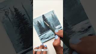 X’max tree painting 🎄 shortvideo art drawing shorts trending painting drawingforkids thai [upl. by Ronile652]