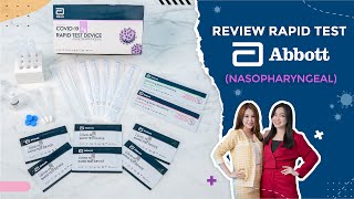 REVIEW RAPID TEST ANTIGEN ABBOTT NASOPHARYNGEAL MADE IN INDONESIA [upl. by Liahkim]