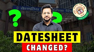 DATESHEET DELETED 🤯 CBSE UPDATE Class 10 amp 12 Boards Exam 202425 🔥 cbse [upl. by Enneicul94]