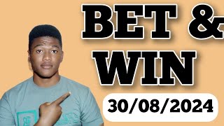 FOOTBALL PREDICTIONS TODAY 30082024 SOCCER PREDICTIONS TODAY  BETTING TIPS footballpredictions [upl. by Eblehs]