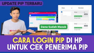 CARA LOGIN PIP DI HP UNTUK CEK PENERIMA PIP login pip kemdikbud [upl. by Notpmah966]