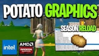 Tuto Potato Graphics on fortnite 🤩🥔fortnite fortnitebattleroyale fortniteclips fortnitemontage [upl. by Fabyola882]