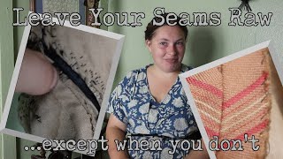 Finishing 19th Century Seams  A Historical Sewing How To [upl. by Nlocnil]