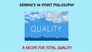 Demings 14Point Philosophy [upl. by Lertram]