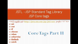 JSTL tutorial JSTL core tags  if and choose biggest of two numbers using JSTL coretags ifelse [upl. by Eglanteen]