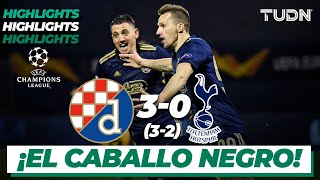 Highlights  Dinamo Zagreb 3302 Tottenham  Europa League 2021  8vos vuelta  TUDN [upl. by Jules]