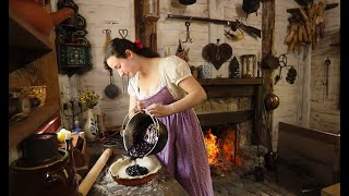 Cooking Dinner 200 Years Ago  1800s America  Summer [upl. by Euhsoj]