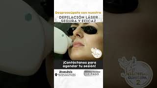 Depilación Láser para Bigote depilacionlaserdiodo depilacionlaser depilaciónláser hairremoval [upl. by Nelon415]