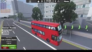 Roblox Croydon The London Transport Game  Travel Mode Tutorial [upl. by Anivek]