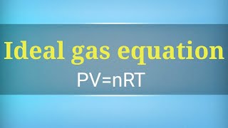 Ideal gas equationPVnRTState of matterexplanation in telugu [upl. by Nagram785]