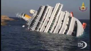 COSTA CONCORDIA trovati altri 2 cadaveri le vittime sono 5 [upl. by Yatnoj]